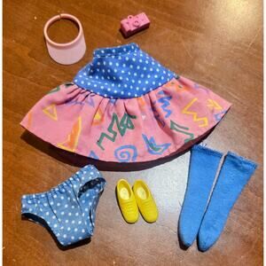 California Dream Barbie 1987 Vintage Clothes Outfit Doll Accessories Lot